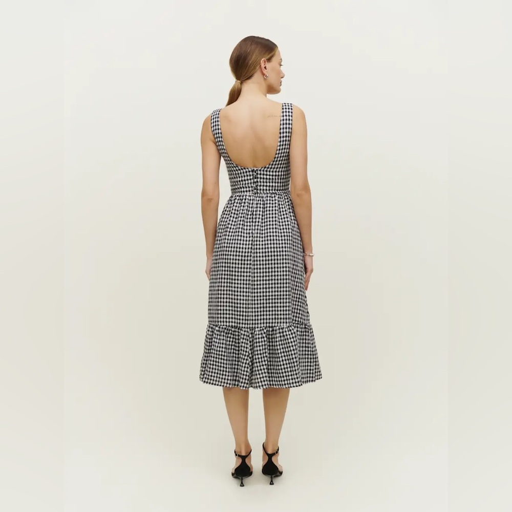 J26 Reformation Bucatini Linen Dress - Picture 4 of 10